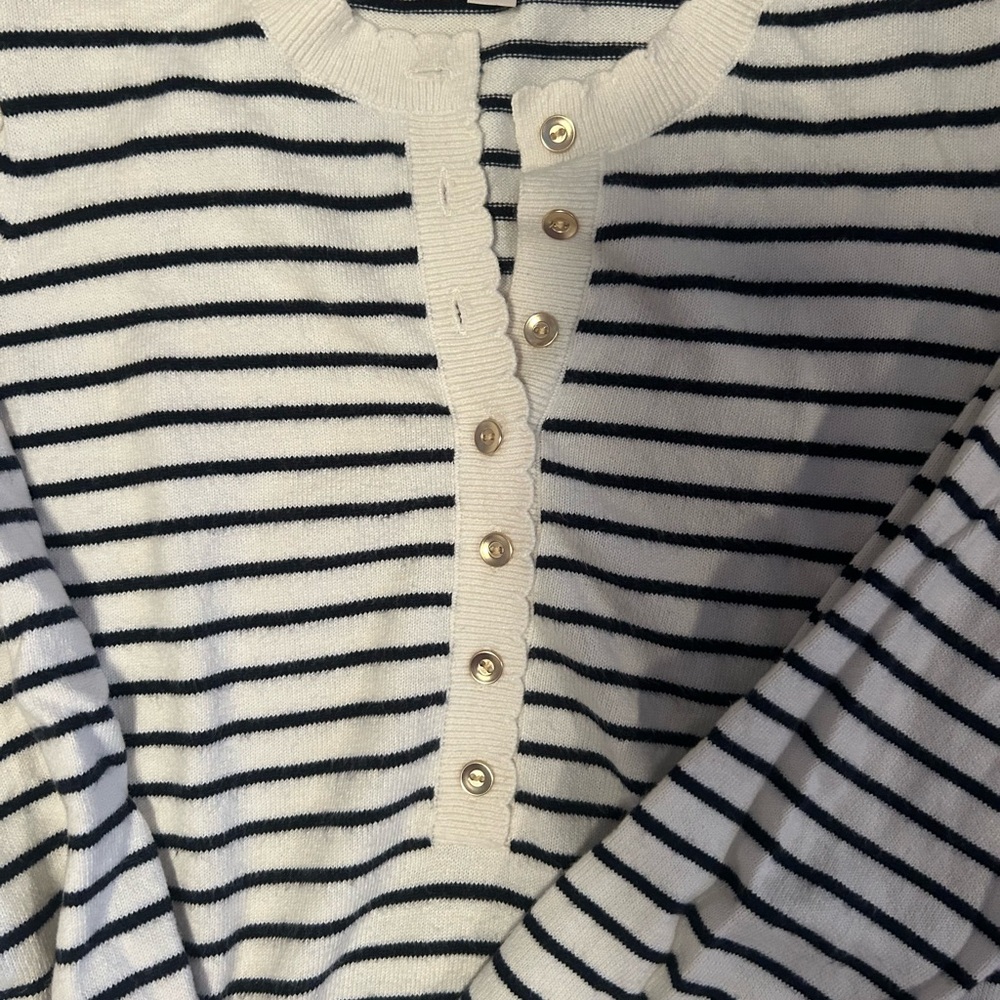 LOFT striped sweater